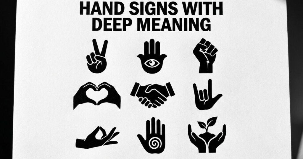 Hand Signs With Deep Meaning