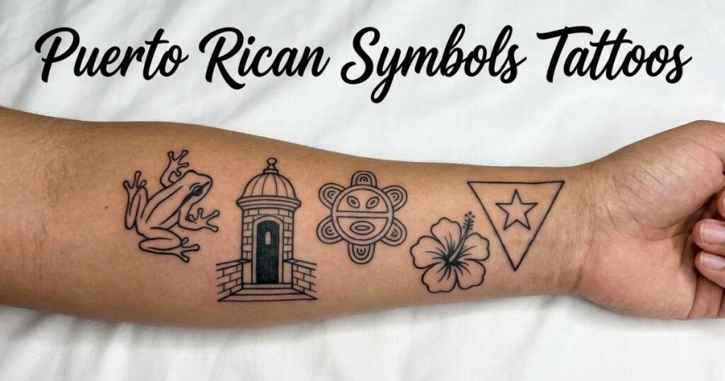 Puerto Rican Symbols Tattoos