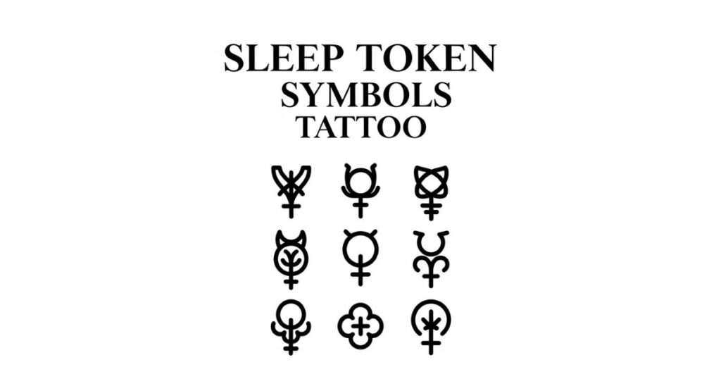 Sleep Token Symbols Tattoo