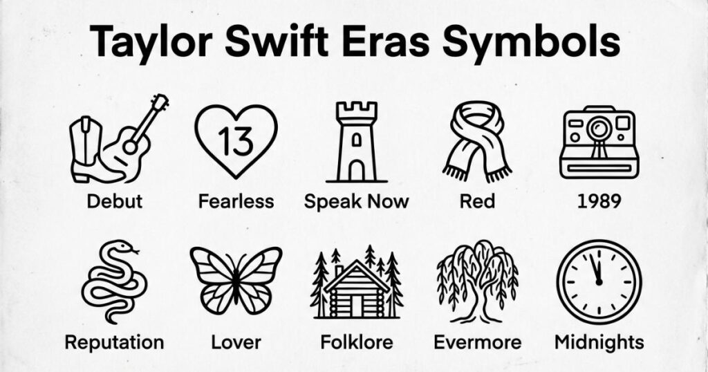Taylor Swift Eras Symbols