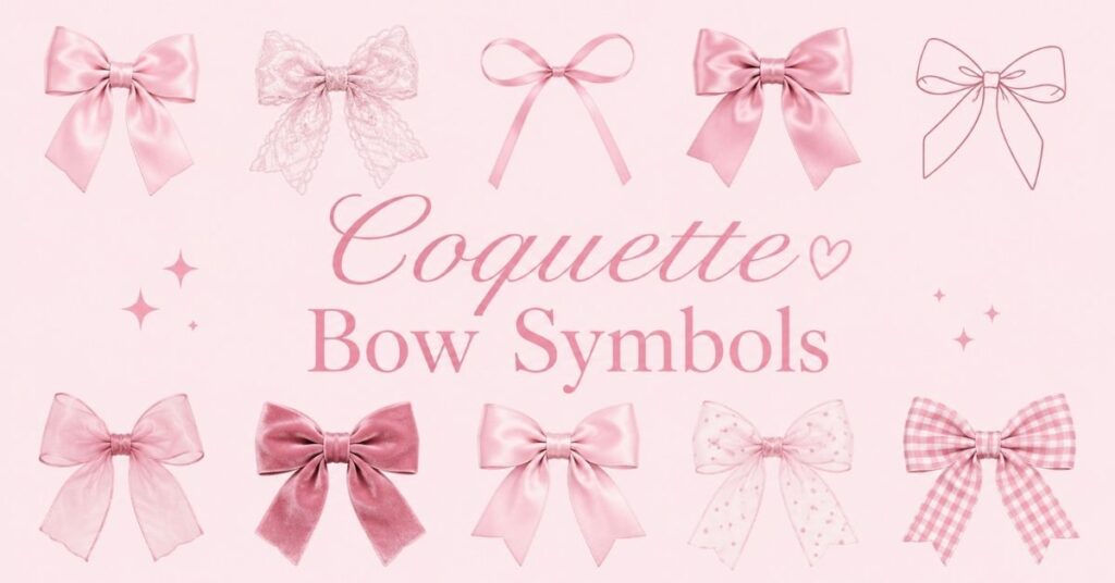 Coquette Bow Symbols
