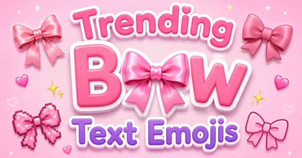 Trending Bow Text Emoji