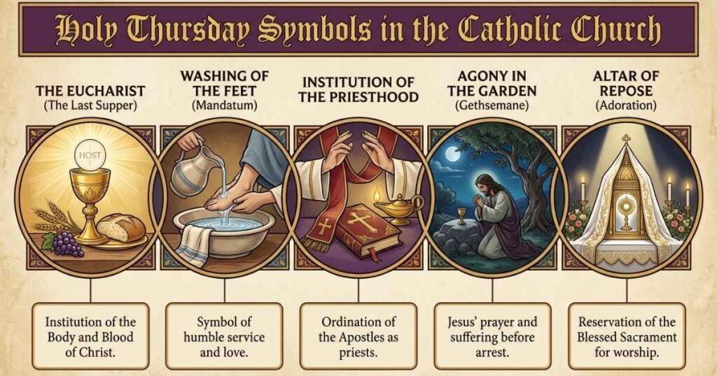 Holy Thursday Symbols in the Catholic Church