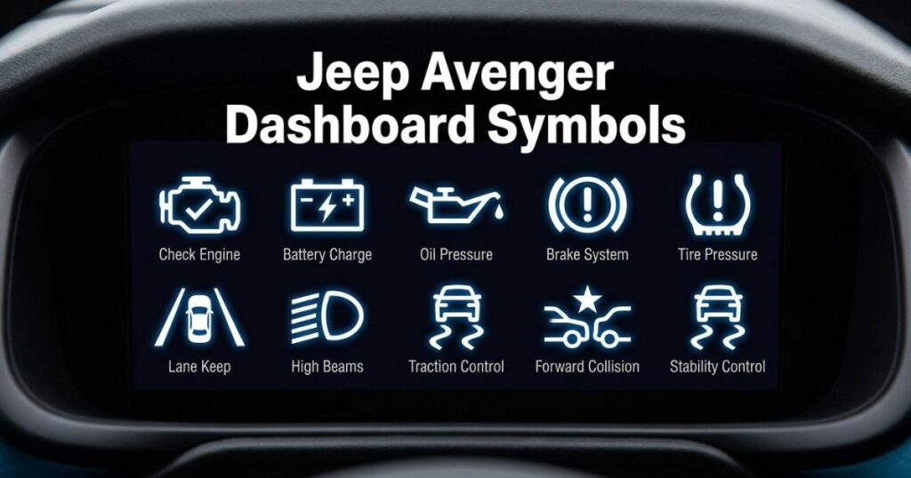 Jeep Avenger Dashboard Symbols