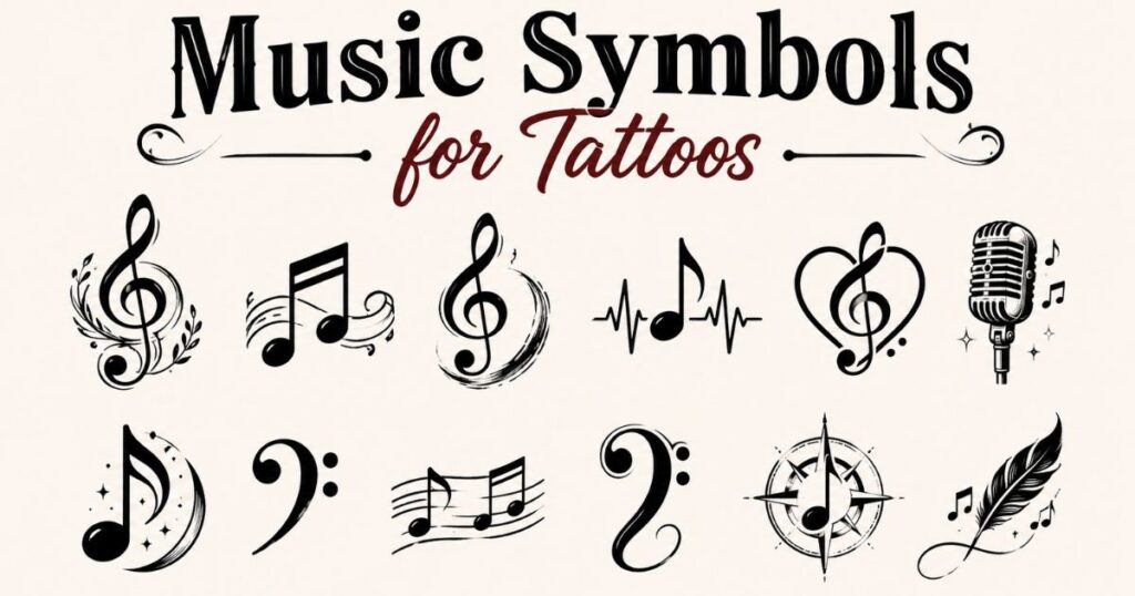 Music Symbols for Tattoos