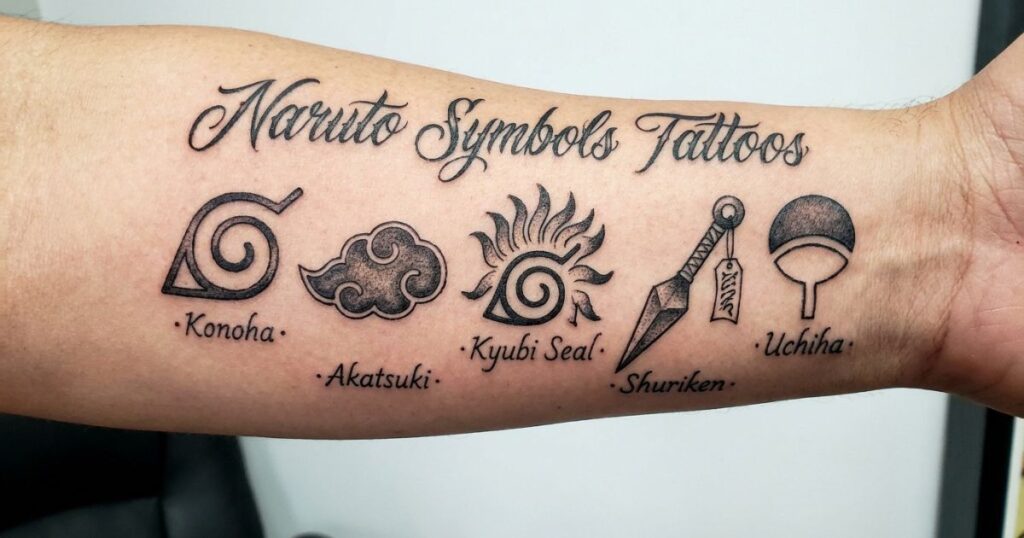 Naruto Symbols Tattoos