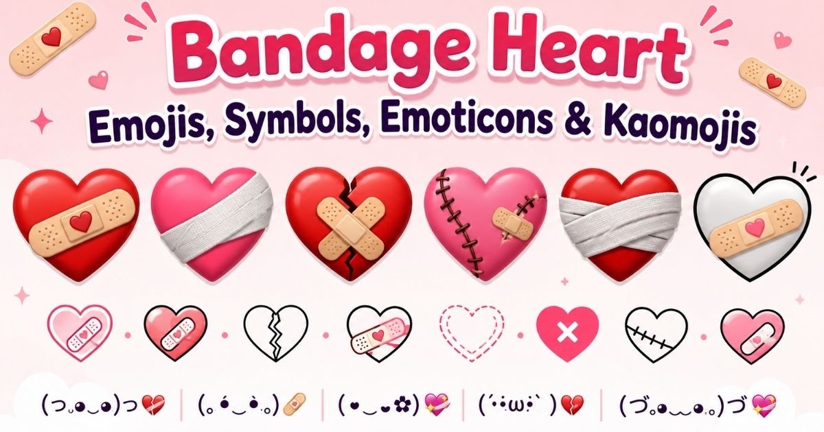Bandage Heart Emojis