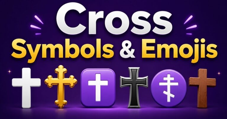 Cross Symbols & Emojis