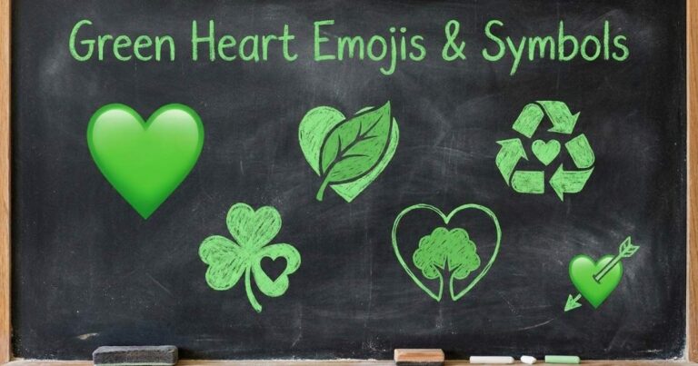 Green Heart Emojis & Symbols