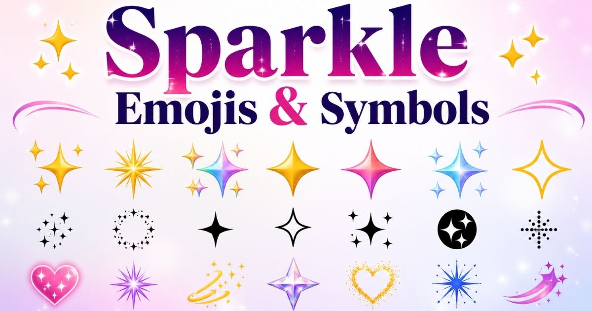 Sparkle Emojis Symbols