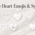White Heart Emoji & Symbol
