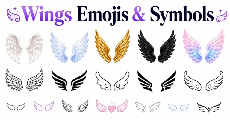 Wing Emojis and Symbols