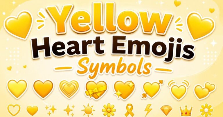 Yellow Heart Emojis