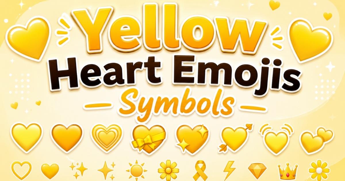 Yellow Heart Emojis