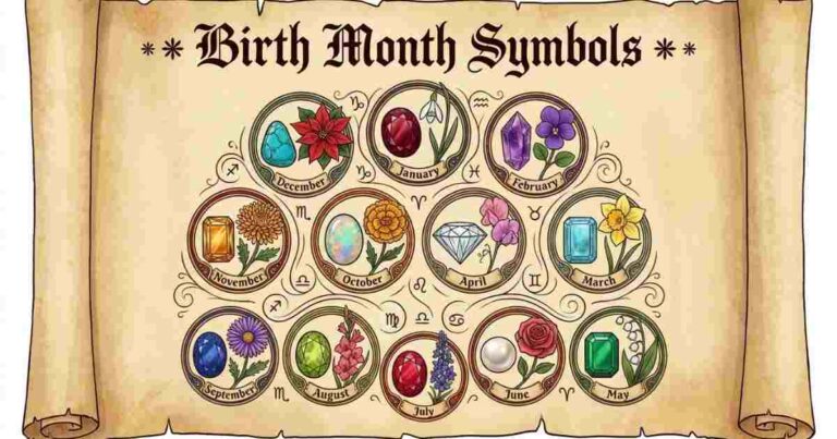 Birth Month Symbols