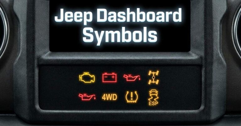 Jeep Dashboard Symbols and Meanings