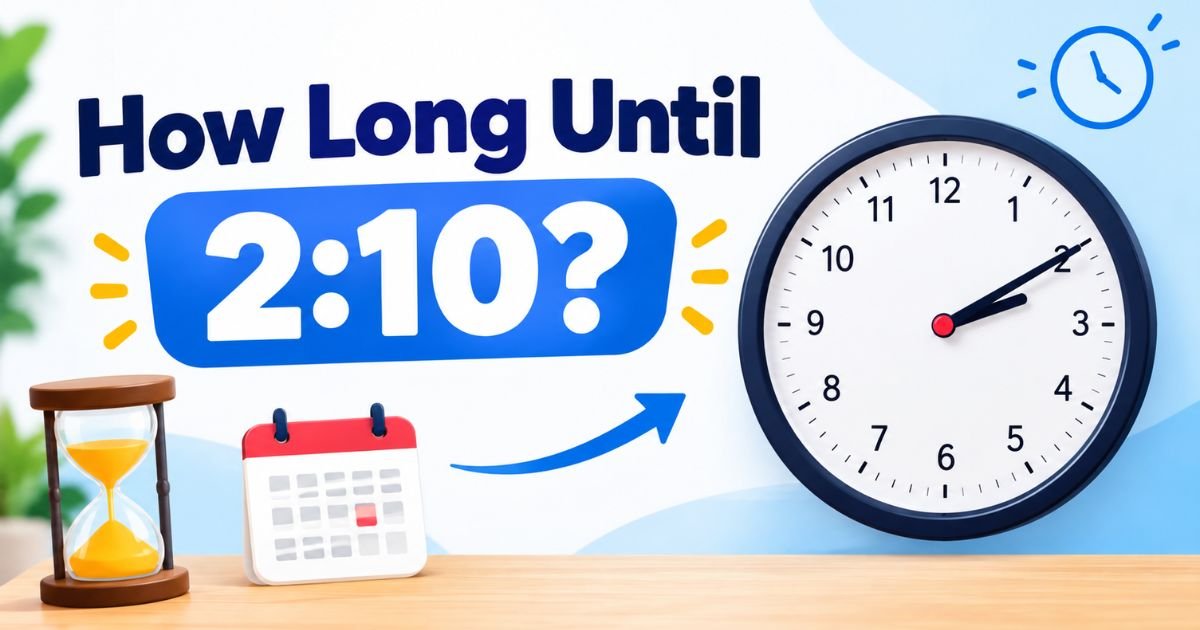 How Long Until 2:10?