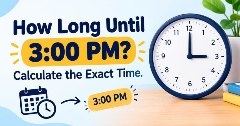 How Long Until 300 PM