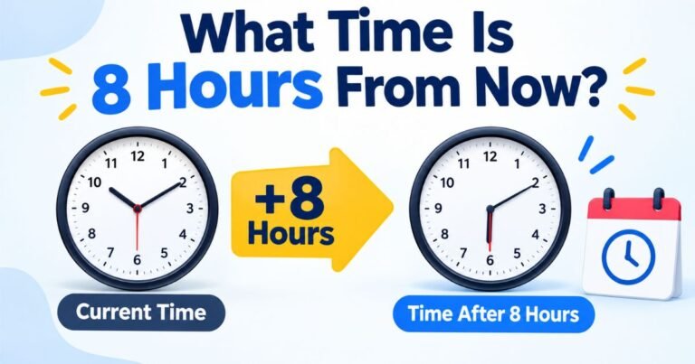 What Time Is 8 Hours From Now