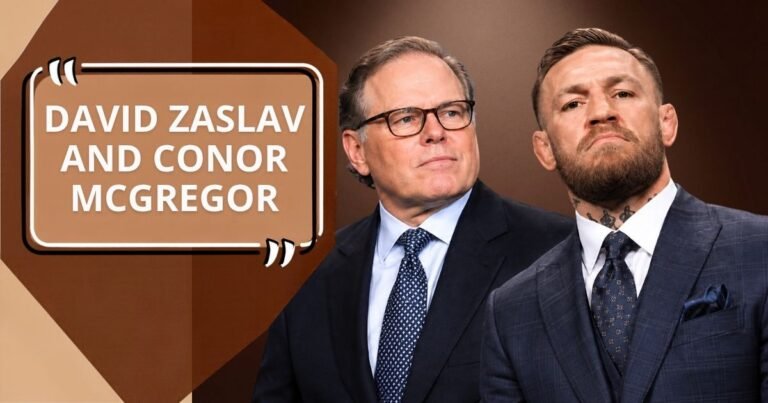 David Zaslav And Conor McGregor