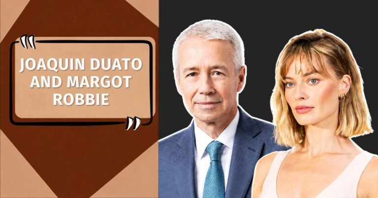 Joaquin Duato and Margot Robbie