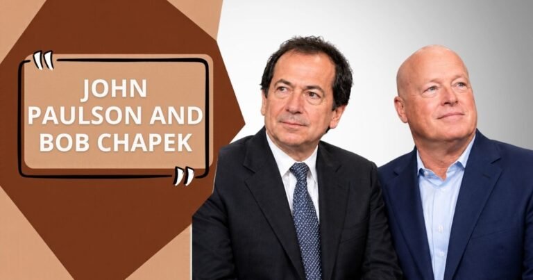 John Paulson and Bob Chapek